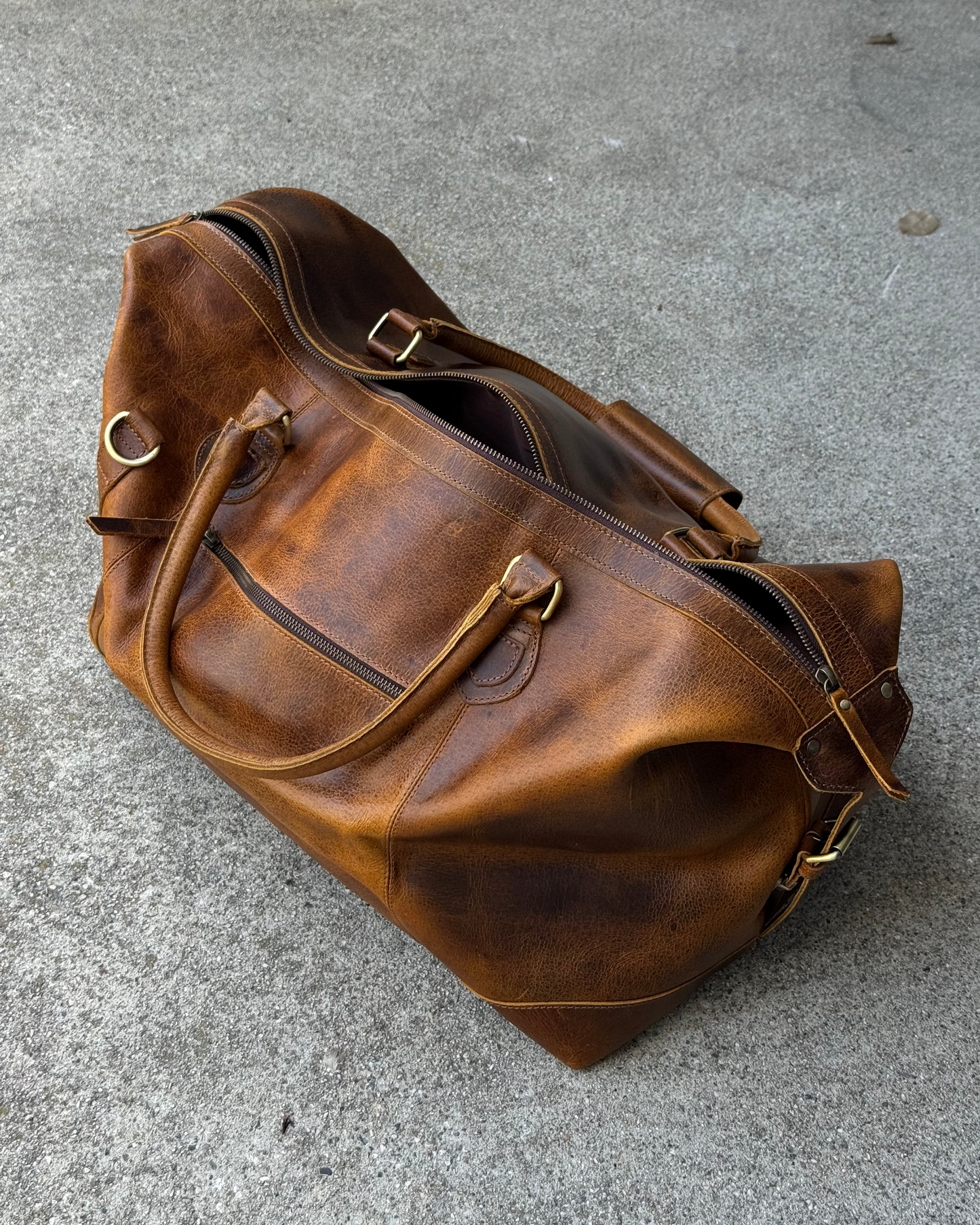Brown Vittoria Duffle