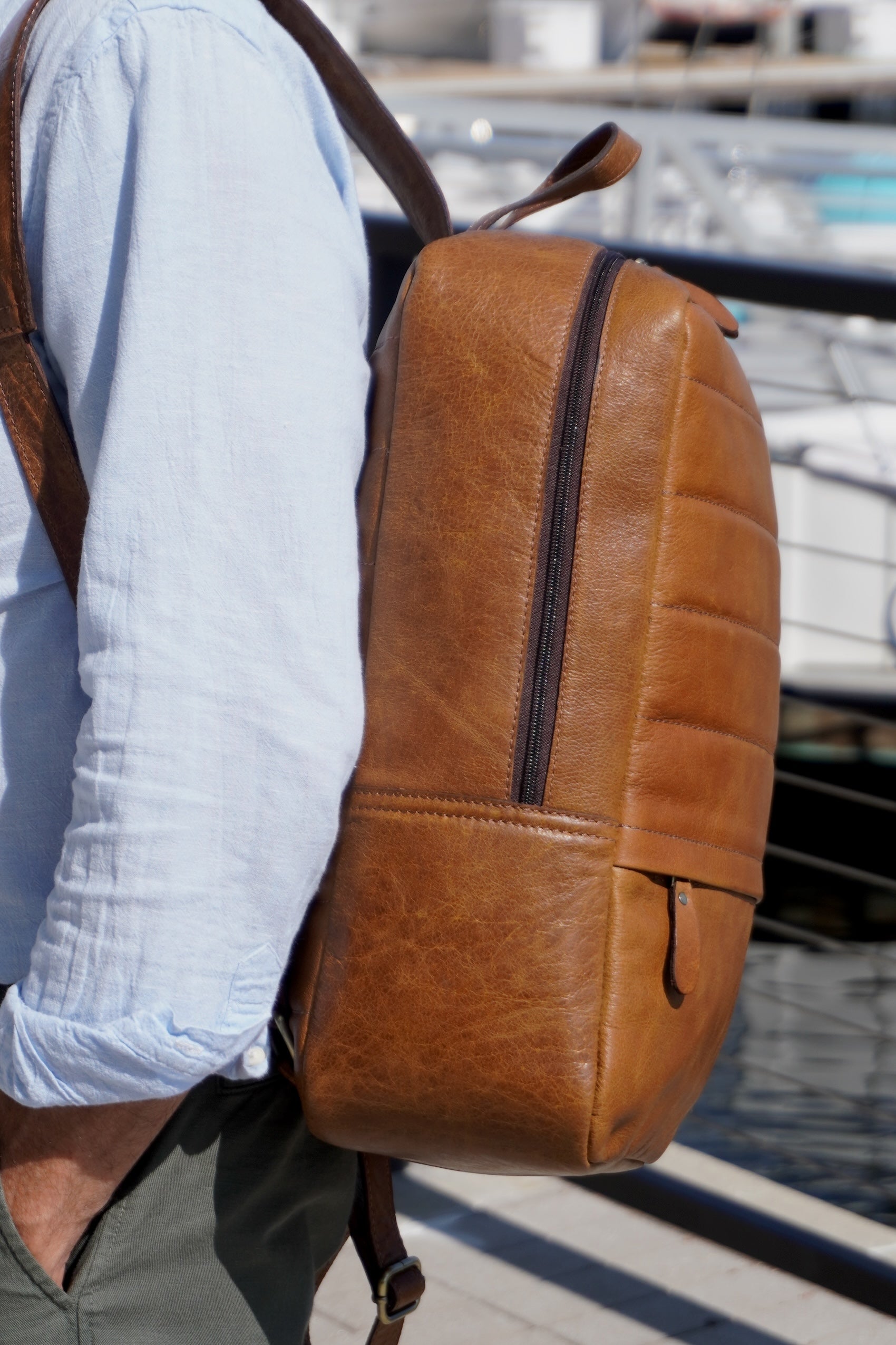 Brown Verona Backpack – Giuseppe & Co.