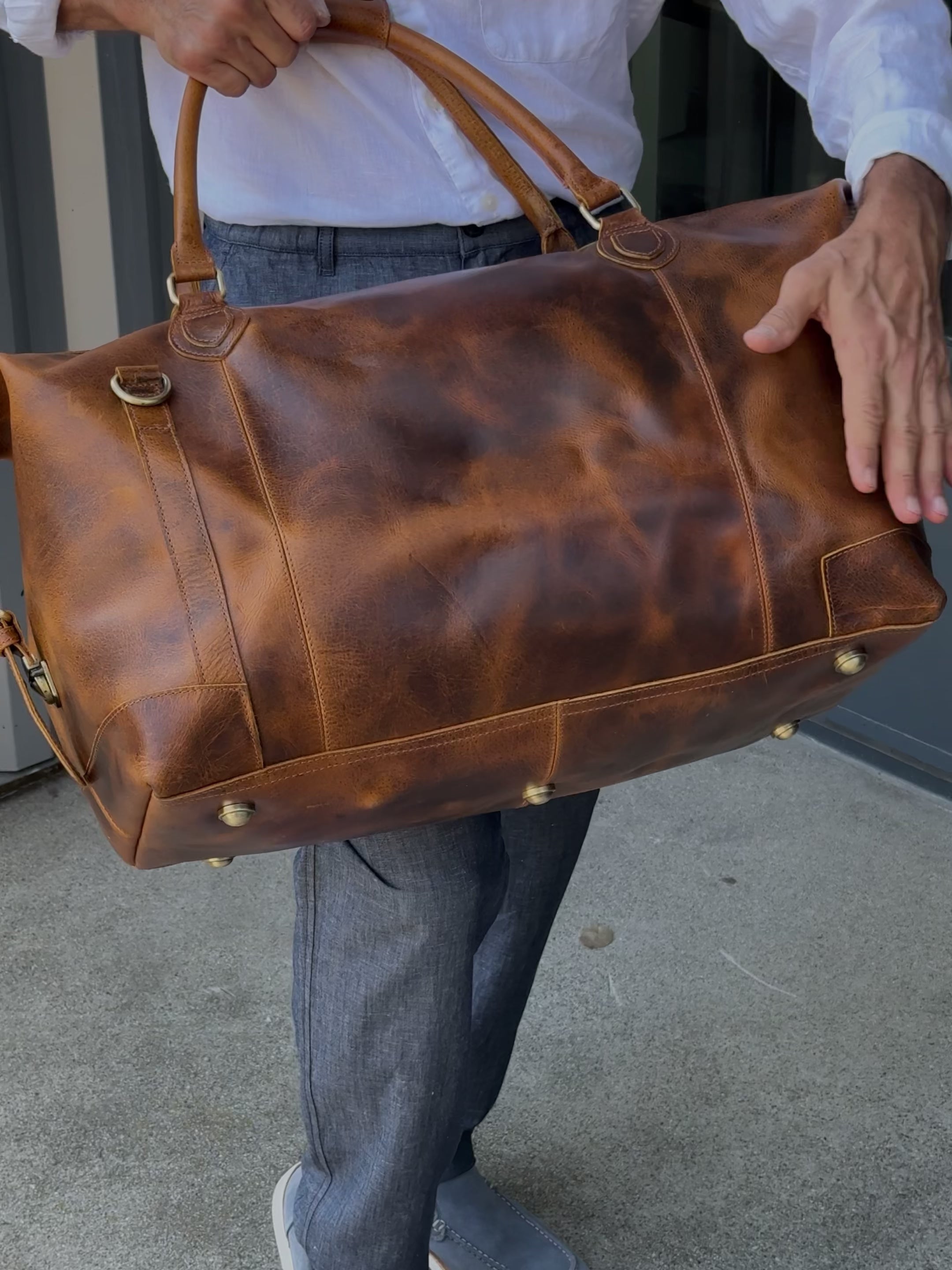 Brown Vittoria Duffle